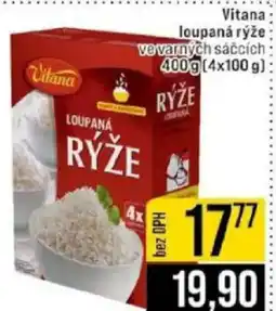 Jip Vitana loupaná rýže vevarných sáčcích nabídka