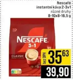 Jip Nescafé instantní káva 2-3v1 nabídka