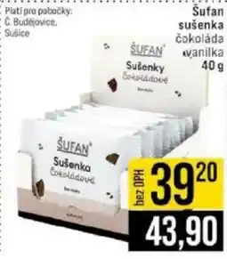 Jip Sufan sušenka čokoláda vanilka nabídka
