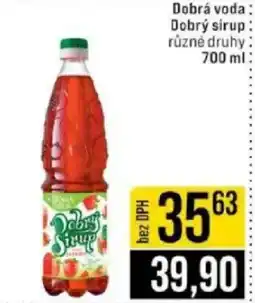 Jip Dobrá voda Dobrý sirup nabídka