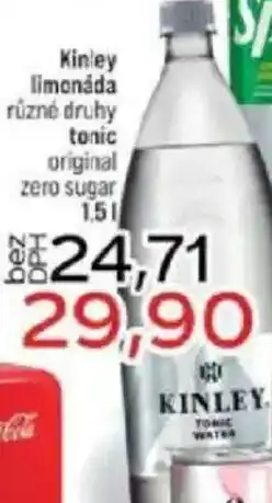 Jip Kinley limonáda nabídka