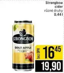 Jip Strongbow cider nabídka