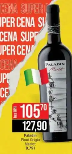 Jip Paladin Pinot Grigio Merlot nabídka
