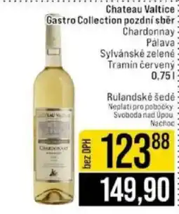 Jip Chateau Valtice Gastro Collection pozdní sběr nabídka