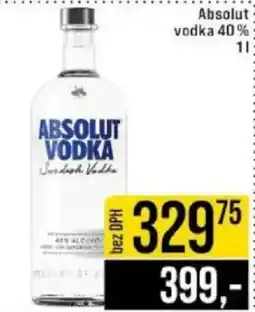 Jip Absolut vodka 40% nabídka