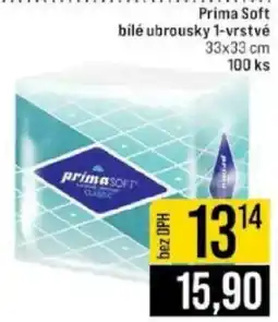 Jip Prima Soft bílé ubrousky 1-vrstvé nabídka