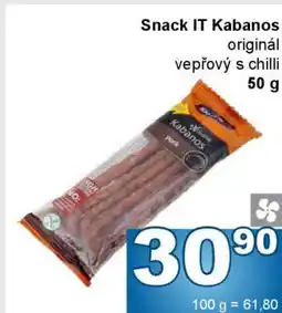 Jip SNACK IT Kabanos nabídka