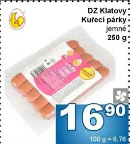 Jip DZ Klatovy Kuřecí párky nabídka