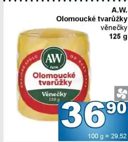 Jip A.W. Olomoucké tvarůžky nabídka