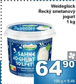 Jip Weideglück řecký smetanový jogurt nabídka