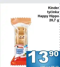 Jip Kinder tyčinka Happy Hippo nabídka