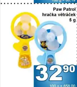 Jip Paw Patrol hračka větráček nabídka