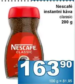 Jip NESCAFÉ instantní káva Classic nabídka
