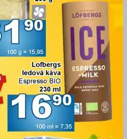 Jip Löfbergs ledová káva nabídka