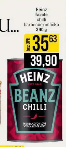 Jip Heinz fazole chilli barbecue omáčka 390 g nabídka