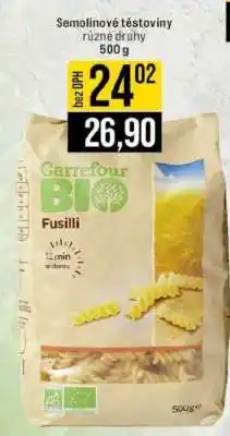 Jip Carrefour BIO Fusilli nabídka