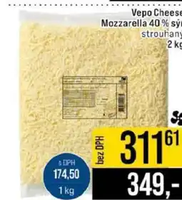 Jip Vepo Cheese Mozzarella 40 % sýr strouhaný nabídka