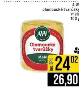 Jip Olomoucké tvarůžky – malé nabídka
