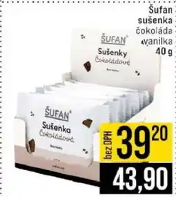 Jip Šufan sušenka čokoláda vanilka 40 g nabídka