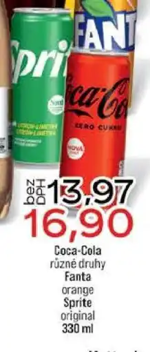 Jip COCA-COLA nabídka