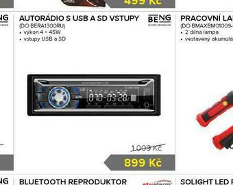 Autorádio s usb a sd vstupy