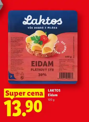 Lidl LAKTOS Eidam nabídka
