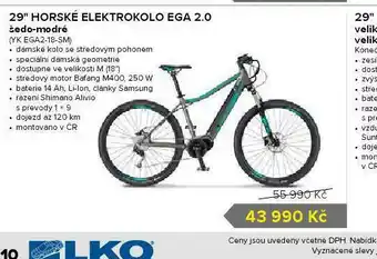Auto Kelly 29&quot; horské elektrokolo ega 2.0 nabídka