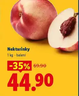 Lidl Nektarinky nabídka