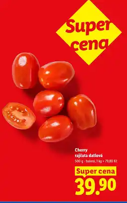 Lidl Cherry rajčata datlová nabídka