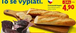 Lidl Francouzská bageta nabídka