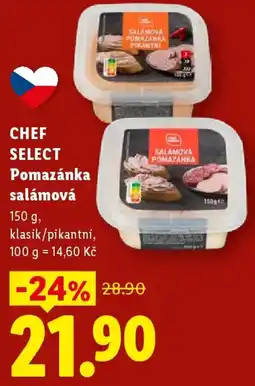 Lidl CHEF SELECT Pomazánka salámová nabídka