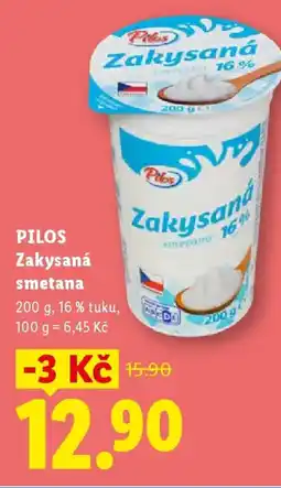 Lidl PILOS Zakysaná smetana nabídka