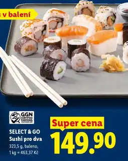 Lidl SELECT & GO Sushi pro dva nabídka