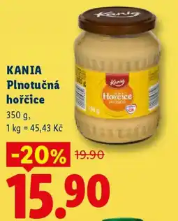 Lidl KANIA Plnotučná hořčice nabídka