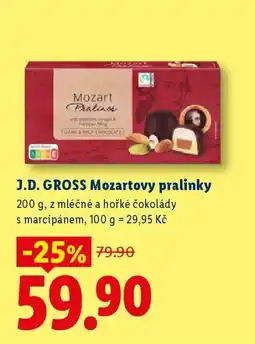 Lidl J.D. GROSS Mozartovy pralinky nabídka
