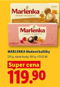 Lidl MARLENKA Medové kuličky nabídka