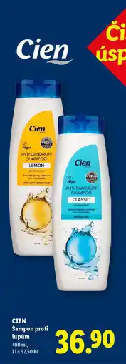 Lidl CIEN Šampon proti lupům nabídka