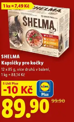 Lidl SHELMA Kapsičky pro kočky nabídka