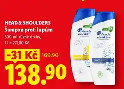 Lidl HEAD & SHOULDERS Šampon proti lupům nabídka