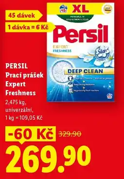Lidl PERSIL Prací prášek Expert Freshness nabídka