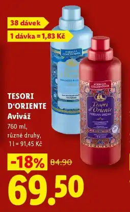 Lidl TESORI D'ORIENTE Aviváž nabídka