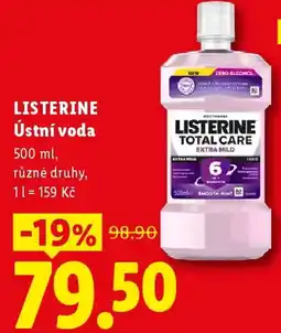 Lidl LISTERINE Ústní voda nabídka