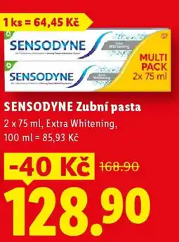 Lidl SENSODYNE Zubní pasta nabídka