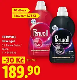 Lidl PERWOLL Prací gel nabídka