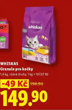 Lidl WHISKAS Granule pro kočky nabídka