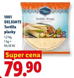 Lidl 1001 DELIGHTS Tortilla placky nabídka