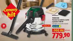 Lidl PARKSIDE Vysavač na mokré a suché vysávání 1200 W nabídka