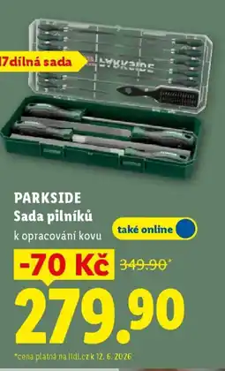 Lidl PARKSIDE Sada pilníků nabídka