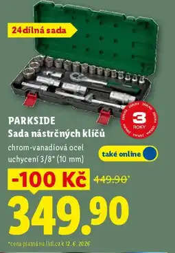 Lidl PARKSIDE Sada nástrčných klíčů nabídka