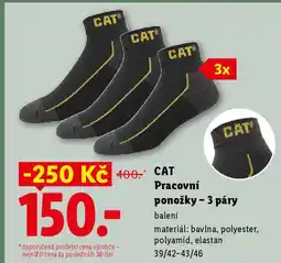 Lidl CAT Pracovní ponožky - 3 páry nabídka